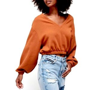 Out From Under pull over crop top